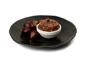 Chestnut Puree Isolated, Marrons Cream, Spread, Jam