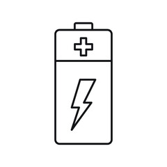 Battery charging Vector icon which is suitable for commercial work and easily modify or edit it

