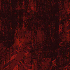 Grunge background is red. Abstract scratched texture. Vector graffiti