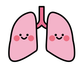 肺　キャラクター　