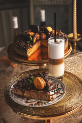 Delicious coffee cake