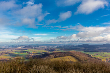 Winterwanderung durch die schöne Vorderrhön bei Mansbach - Hessen
