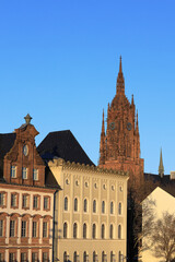 Fototapeta premium Die Altstadt von Frankfurt am Main.
