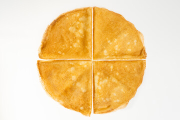 pancake day, pancakes on white background