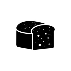 bread icon design vector templates white on background