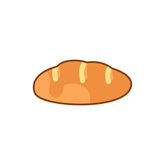 bread icon design vector templates white on background