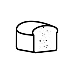 bread icon design vector templates white on background