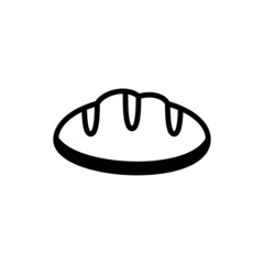 bread icon design vector templates white on background