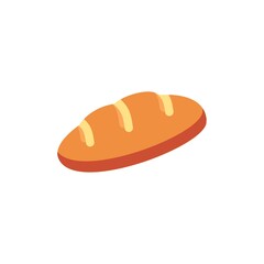 bread icon design vector templates white on background