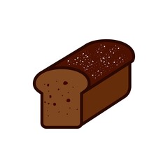 bread icon design vector templates white on background