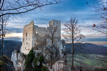 Reussenstein Castle in Winter 2022