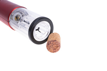 electric corkscrew isolated