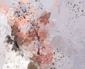 Abstract background gentle gray pink orange