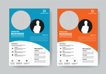 corporate flyer, business flyer, vector file flyer, flyer source file, print ready flyer, flyer template