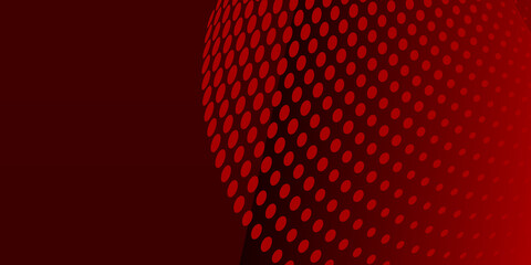 Red background