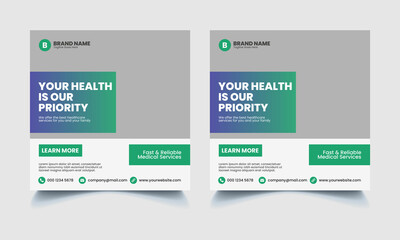 Medical Social Media Post Banner Template