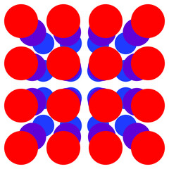 Aesthetic geometric brochures . Bauhaus poster . Modern art .Abstract  composition . Dots in perspective. Contemporary vector  design 