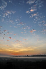 sky before sunrise