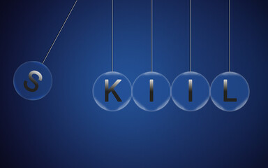 Skill Title on Newton's Cradle Swings in Pendulum Bubble