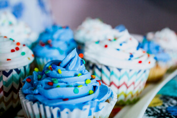  Birthday Cupcakes with Sprinkles