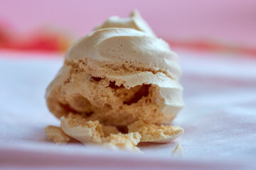image with the texture of a macro meringue