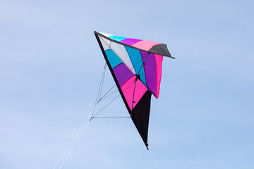 Colorful kite flying in the sky