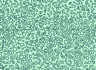 Abstract Fringed Leopard Spot Strokes Seamless Pattern Perfect Trendy Fashion Design Stylish Colors Vector Art