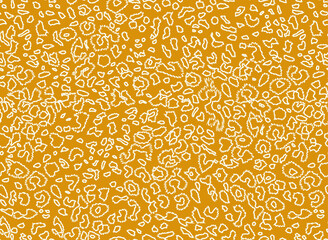 Abstract Fringed Leopard Spot Strokes Seamless Pattern Perfect Trendy Fashion Design Stylish Colors Vector Art