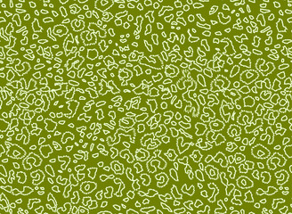 Abstract Fringed Leopard Spot Strokes Seamless Pattern Perfect Trendy Fashion Design Stylish Colors Vector Art