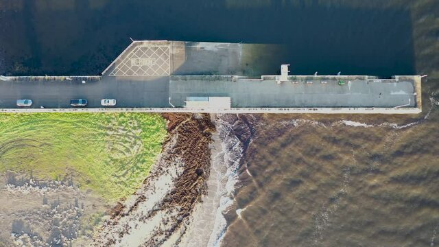 The pier in Mountcharles in County Donegal - Ireland.