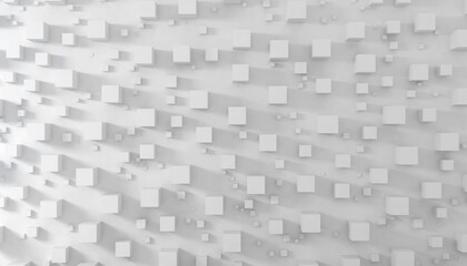 3d render abstract different size cubes background