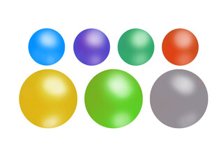 ball sphere in a vector graphic illustration