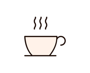 Coffee line icon. Vector symbol in trendy flat style on white background. Office sing for design.