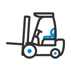 Warehouse Forklift Icon