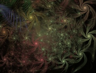 Imaginatory fractal abstract background Image