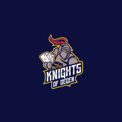 Obraz premium Knight Vegas Gambling Esport And Sport Logo