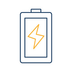 Battery energy Vector icon which is suitable for commercial work and easily modify or edit it

