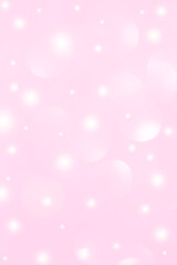 Defocus lights on pink background. Light glowing effect. Soft focus.