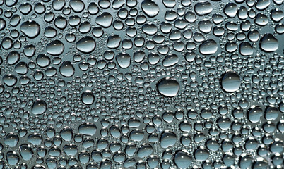 Surface made of water drops
