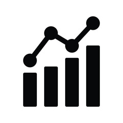 analytics bar Vector icon which is suitable for commercial work and easily modify or edit it

