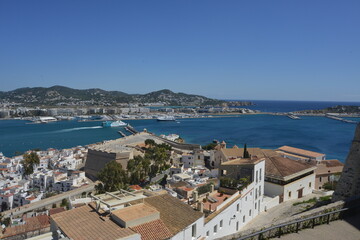 Fototapeta na wymiar Port of Ibiza, Spain