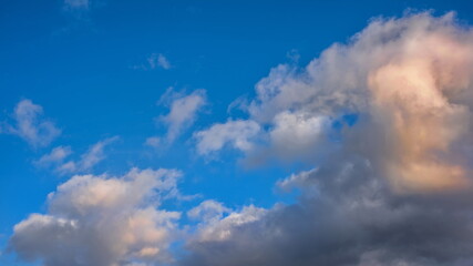 blue sky with clouds