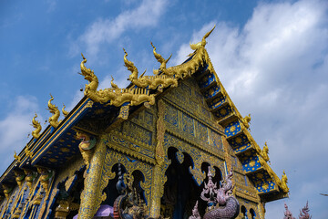 Blue Temple Chiang Rai Thailand, Rong Sua Ten temple, Chiang Rai Blue Temple, or Wat Rong Seua Ten...