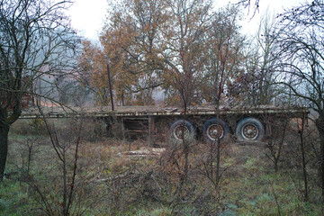Abandoned truck - 478131935