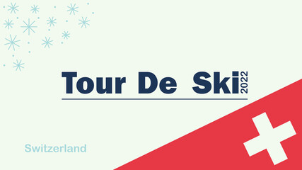 Obraz premium Tour de ski Switzerland