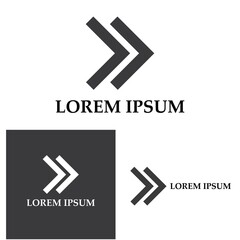 Arrow vector illustration icon Logo Template design