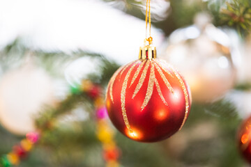 Christbaumkugel isoliert