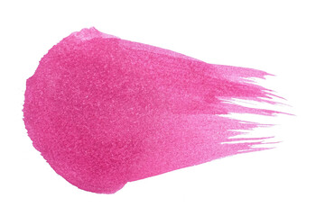 abstract acrylic watercolor paint brush stroke texture isolated on white background for logo and banner. design, creative, and illustration.