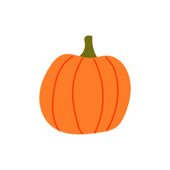 Autumn harvest orange pumpkin