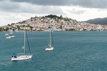 View of Poros old town